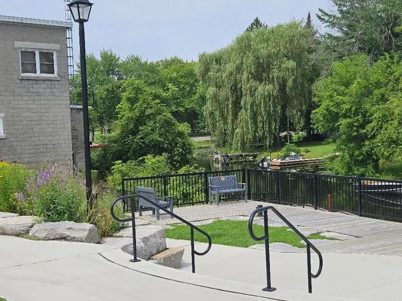 stairs to dock