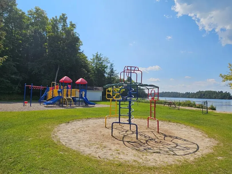 play structure at sand lake