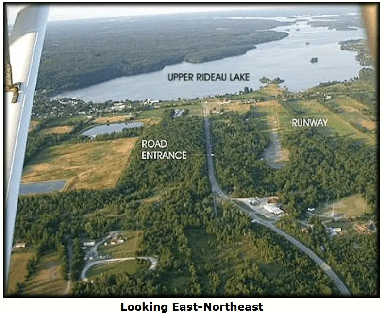 aerial map of aerodrome